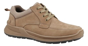 Hush Puppies Adam Herren Taupe Freizeit Schnürschuhe Smart Leder Schuhe - Bild 1 von 5