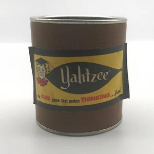 Vintage 1950’s-60’s Yahtzee – Taza Agitadora de Dados de Repuesto – E.S. Lowe Co #950 - Imagen 1 de 3