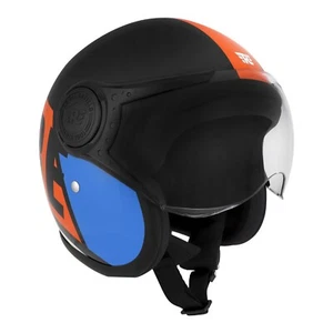 Royal Enfield Color-Blue Explore Open Face Riding Helmet 60 cm L Size - Picture 1 of 9