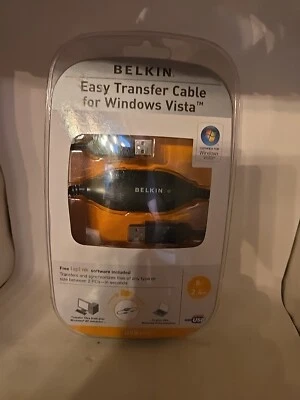 Belkin Easy Transfer Cable for Windows Vista New and Sealed Part#F5U258 - Image 1 of 4