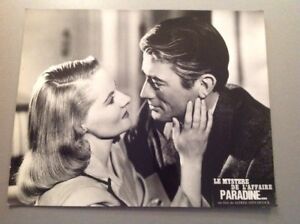 OPERATION PHOTO (LOBBY CARD): THE MYSTERY OF THE PARADINE BUSINESS (HITCHCOCK)