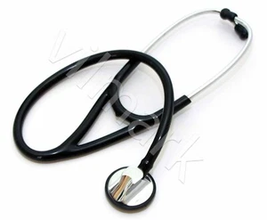Professional Cardiology Stethoscope Black, 14a Life Limited Warranty - Picture 1 of 3