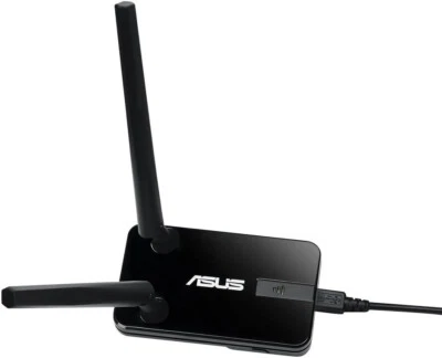 Asus USB-N14 adattatore wireless Wi-Fi N300 Mbps Monitor Mode + Packet Injection - Immagine 1 di 4