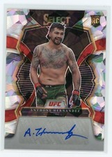 2023 Select UFC Anthony Hernandez Rookie Auto Cracked Ice Prizm 1/1