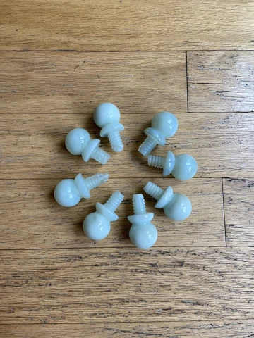 Vintage Glass Milky Green Drawer Knobs or Pulls / $8 Each / J002 Cover