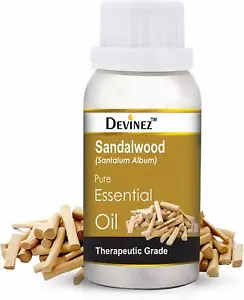 Olio essenziale di sandalo Devinez (Chandan), 100% puro, naturale e non diluito, 100 ml - Foto 1 di 3