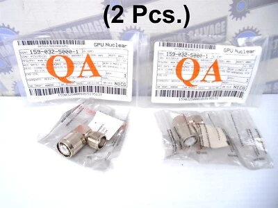 (2 Pcs) AMPHENOL - PN: 82-115 - UG212C/U - 90° ANGLE JACK-PLUG CONNECTOR -(NEW) - Image 1 of 4