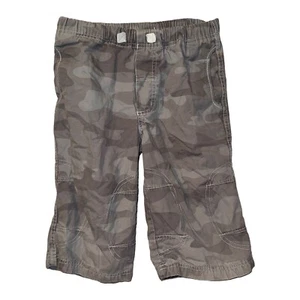 Hanna Andersson Boys Grey Gray Cargo Shorts, "Camo Deck Pant" 120cm / Small 6-7 - Picture 1 of 3