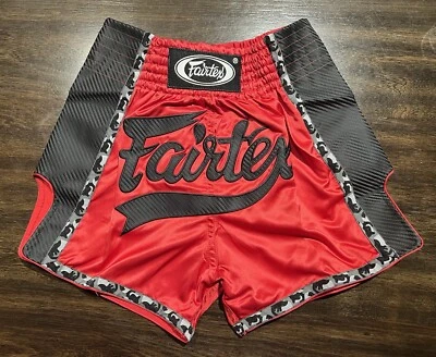 Fairtex Muay Thai Shorts BS1703 Red/Black - Image 1 of 2