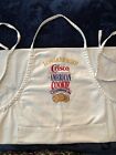 VINTAGE Longaberger Crisco cookie embroidered white apron Good Weight New