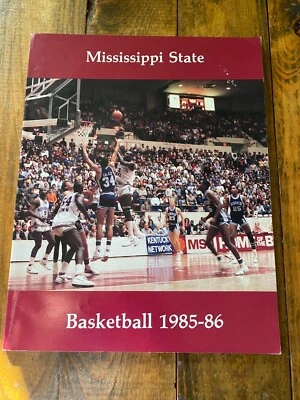 1985-86 Mississippi State University Basketball Media Guide - Image 1 of 2
