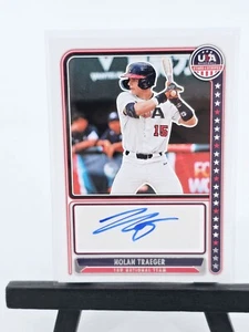 2024 Panini USA Baseball Stars & Stripes Nolan Traeger Auto #NTS-NT - Picture 1 of 2