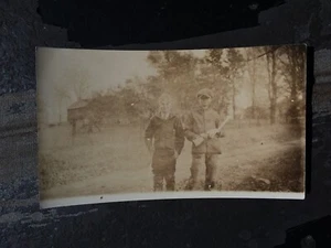 Vintage Photo Boys Hunting Americana History Collect Gun Rifle Country Rural Eph - Picture 1 of 2