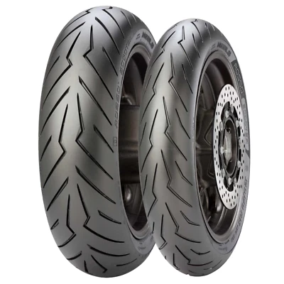 Pneumatici 120/70 R 15 56H 160/60 R 15 67H COPPIA Pirelli Diablo Rosso Scooter - Immagine 1 di 4