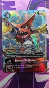 Shoutmon (King Version) Alternate Art BT10-111 | BT10 Xros Encounter - Picture 1 of 1