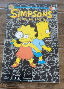 1994 BONGO THE SIMPSONS FUMETTI LISA BART SIMPSON SULLA COPERTINA #3 - Foto 1 di 1