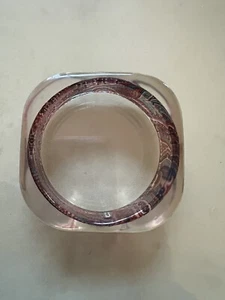 Brazalete Brazalete ETRO Italiano Resina, Tela Multicolor Incrustada en Resina, ¡Chic! - Imagen 1 de 4