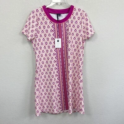 Vestido de natación Aqua et Sol rosa manga corta nailon spandex encubrimiento para mujer grande NUEVO Foto 1 de 4