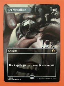 Jet Medallion #0346 BORDERLESS MTG Modern Horizons 3 MH3 Rare NM English - Picture 1 of 2