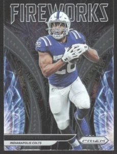 2021 Panini Prizm Fireworks Jonathan Taylor Indianapolis Colts #F-3 - Picture 1 of 2