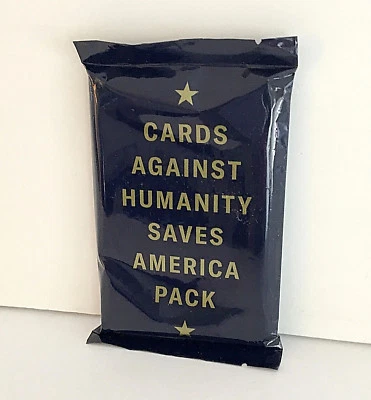 CARDS AGAINST HUMANITY Saves America Expansion Pack , 30 Cards , New / Sealed - Image 1 of 2