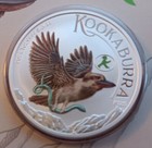 Kookaburra 2024 color WMF World Money Fair Berlin 1 Oz Silber Australien COA OVP