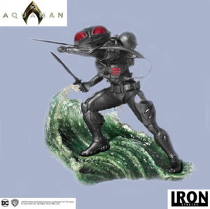 Iron Studios Black Manta Aquaman Statue 1/10 Scale DC Male Resin Figurine Model - Picture 1 of 8