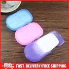 20Pcs Disposable Travel Soap Paper Sheets Portable Paper Soap for Camping Hiking