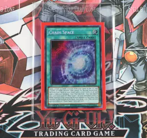 Yugioh Zauberkarte Chaos Space BLCR-DE073 1. Auflage Secret Rare - Bild 1 von 2