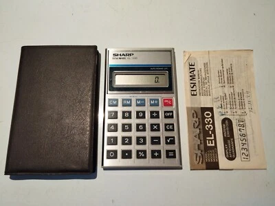 Calculatrice Sharp Elsi Mate EL-330 - Photo 1/4