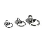 Pad Eye Plate with Round Rings Stainless Steel Staple Rings Hook Hardware Boats