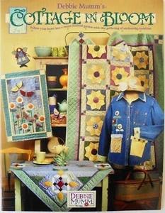 Debbie Mumm's Cottage In Bloom Quilt Pattern Book - Picture 1 of 8
