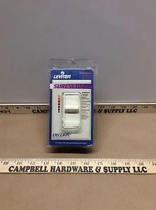 Atenuador de deslizamiento incandescente Leviton 617-6621-PA 600W - almendra - Imagen 1 de 2