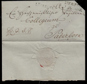 Preußen LÜBBECKE+HERFORD, Brief-Hülle (Feuser 2114-1 + 1444-5)) - Bild 1 von 1