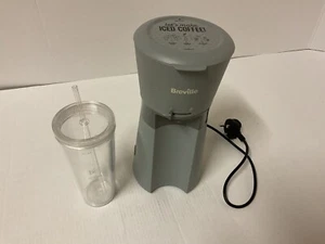 Breville Eiskaffeemaschine VCF155 | Einzelportionsmaschine + Tasse & Stroh | grau - Bild 1 von 6
