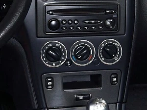 Anillos de control de calefacción de aluminio cromados para Citroen Xsara 97-06 3 piezas - Imagen 1 de 11