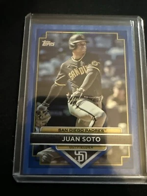 2023 Topps Flagship Set #42 Juan Soto Blue /50 Padres - Image 1 of 2