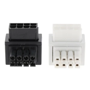 Power Adapter 90Degree Angled Turning The Cables Down Easy to Use Adapter 1Pcs - Afbeelding 1 van 15