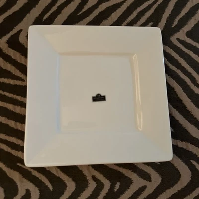 White Square small appetizer dish 10 Ten Strawberry Street 6 1/2” plate A3312 - Image 1 of 4
