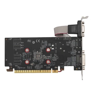 Single Slot Graphics Card 2GB For GDDR3 PCIE Thin Low Profile 64 Bit With CEL - Picture 1 of 12