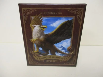 2013 TUVALU MYSTICAL CREATURES GRIFFIN 1 oz. SILVER PROOF COIN - Image 1 of 4