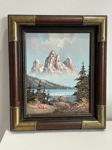 M Hobart Mountain Landscape Wilderness Art Wall Decor Reproduction Frame  8 x 10 - Picture 1 of 14