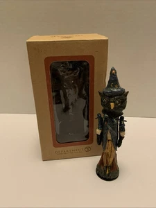 Neu Department 56 Poliwoggs 6 1/2" Eule Zauberer Volkskunst Halloween Figur - Bild 1 von 2