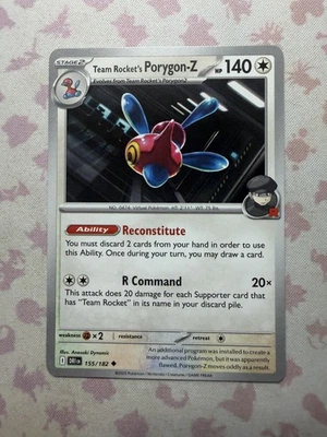 Team Rocket's Porygon-Z Uncommon SV10: Destined Rivals 155/182 NM - Image 1 of 2