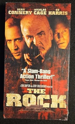 The Rock VHS 1998 Sean Connery Nicolas Cage Brand New Factory SEALED - Imagem 1 de 4