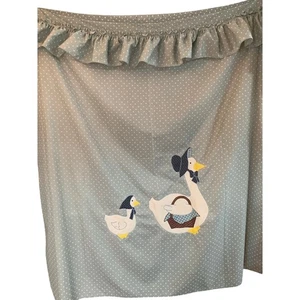 Vintage 80’s Country Retro Goose Shower Curtain Valance and Rings 70x72 - Picture 1 of 5