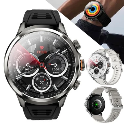 MARKENLOS 2026 Smartwatch 5G Sim-Karte Kamera 1.85''AMOLED Wasserdicht NFC Fitness Tracker