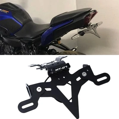 Soporte eliminador guardabarros soporte para matrícula para Yamaha MT07 FZ07 2013-2023 Foto 1 de 4