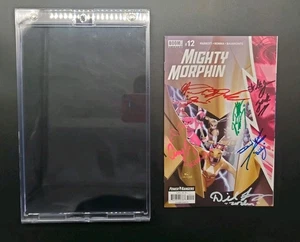 Mighty Morphin # 12 6X Original MMPR Power Rangers Cast Signed Jason David Frank - Picture 1 of 22