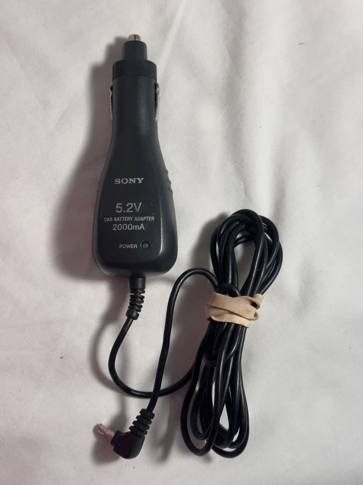 Adaptador de batería de coche Sony XA-DC3 5,2 V 2000 mA cargador CC (punta dañada) sin probar Foto 1 de 4